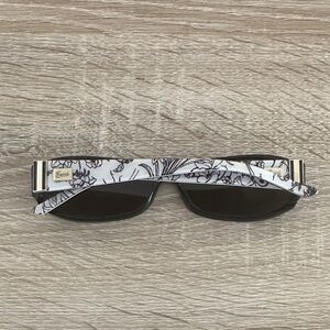 Gucci Monochrome Floral Sunglasses